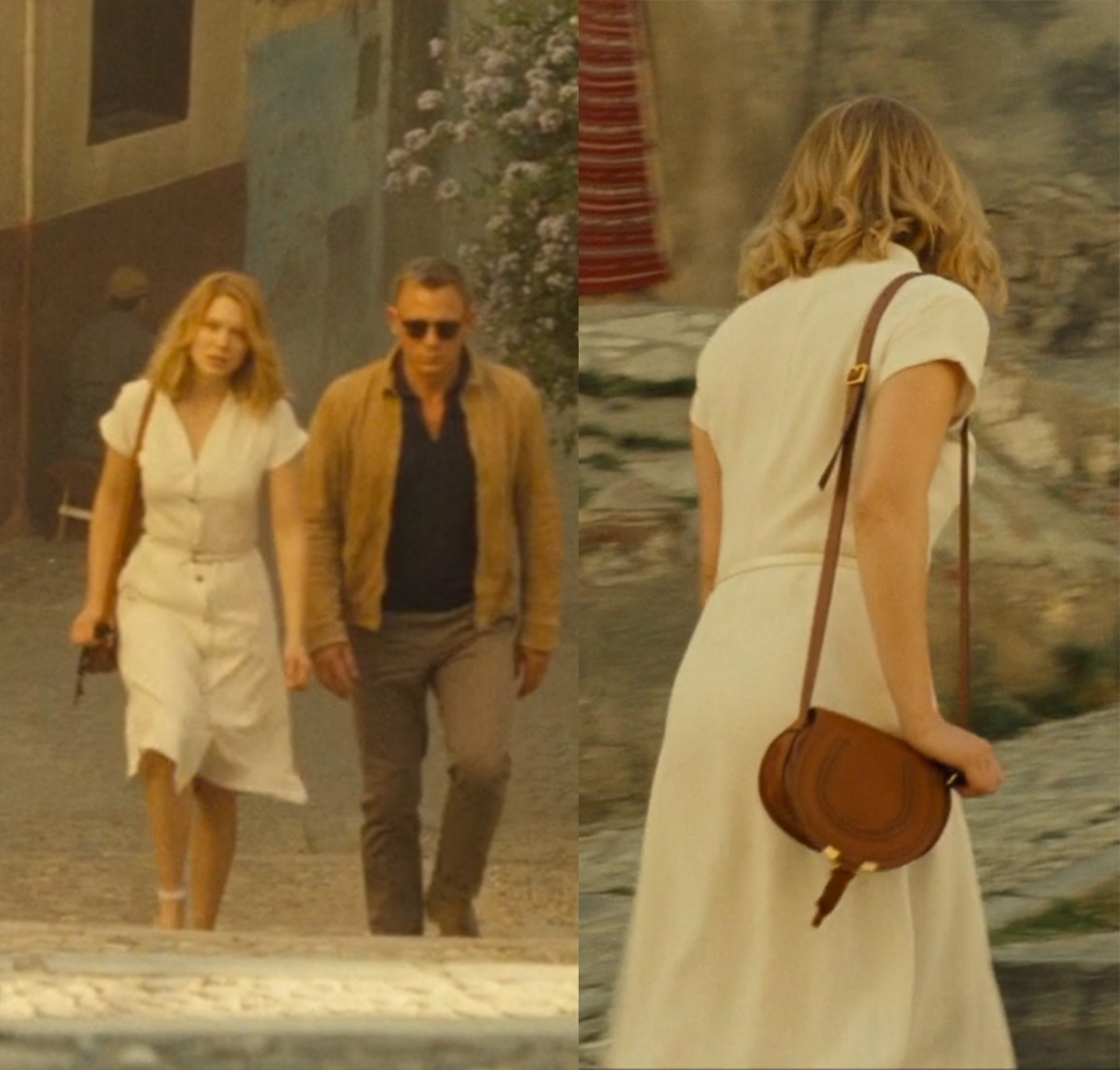 Lea seydoux shop spectre white dress