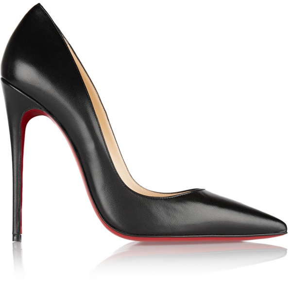 louboutin black high heels