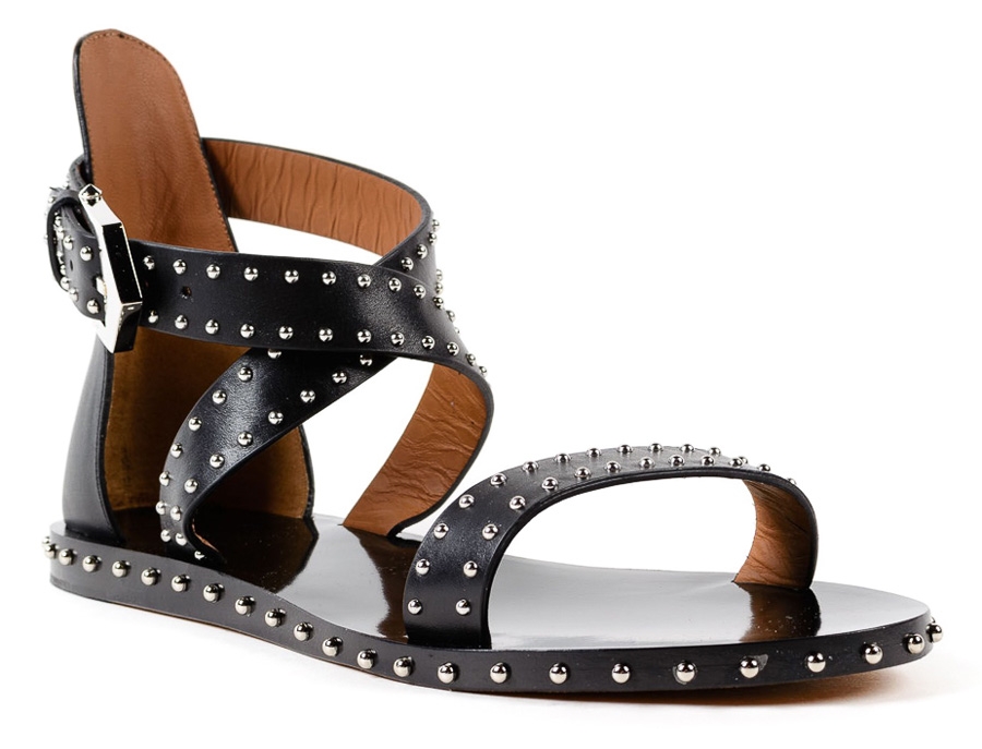 Studded discount leather sandals