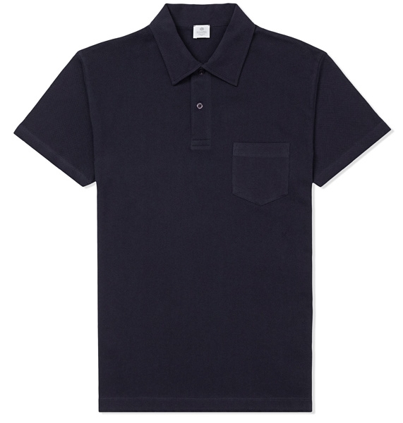 Sunspel Riviera Blue Polo Shirt and T Shirts Bond Lifestyle