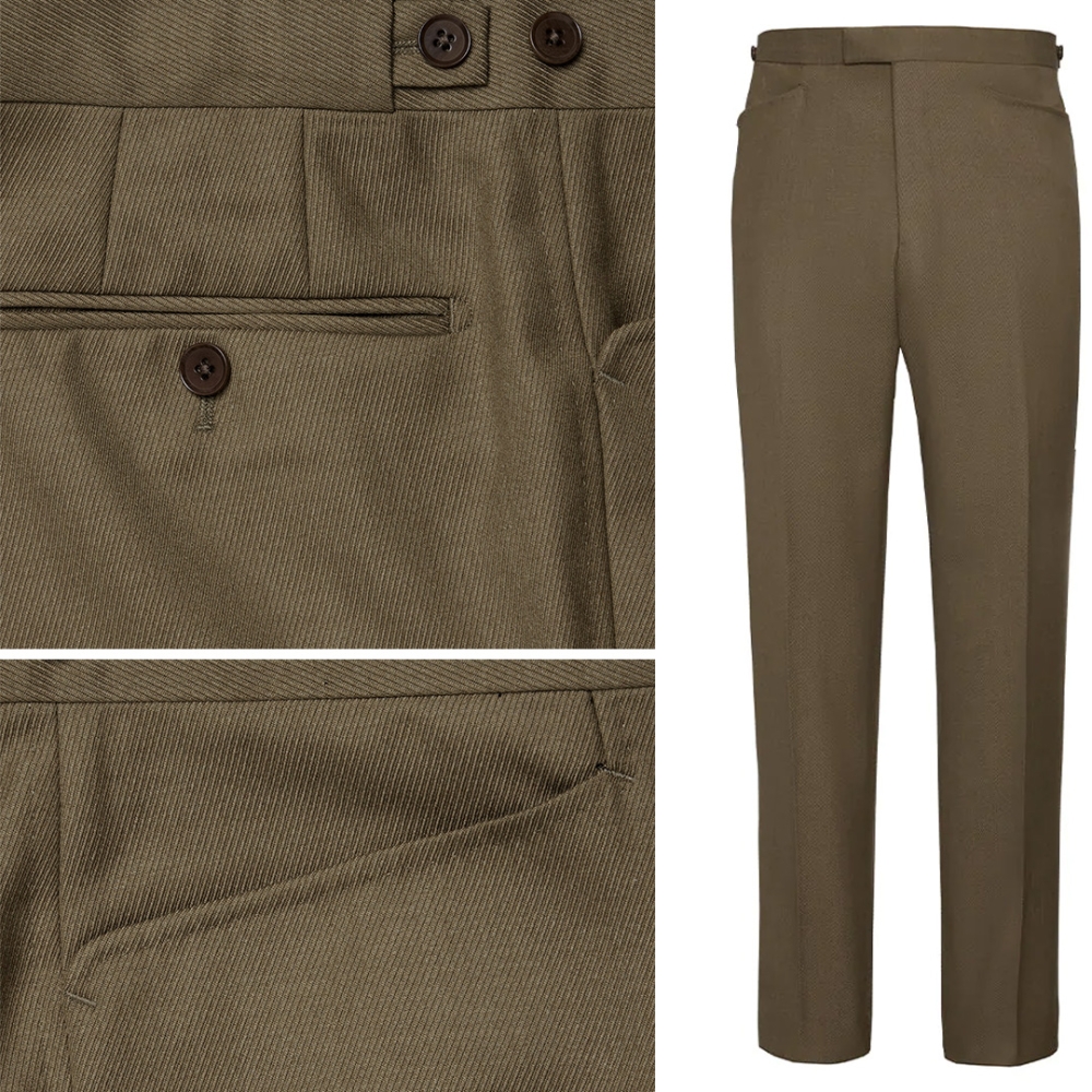 Fawn Cavalry Twill Trousers