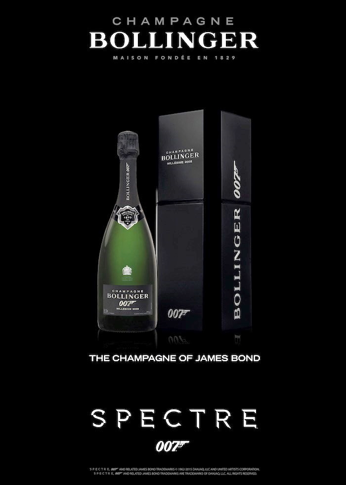 Champagne Bollinger | Bond Lifestyle