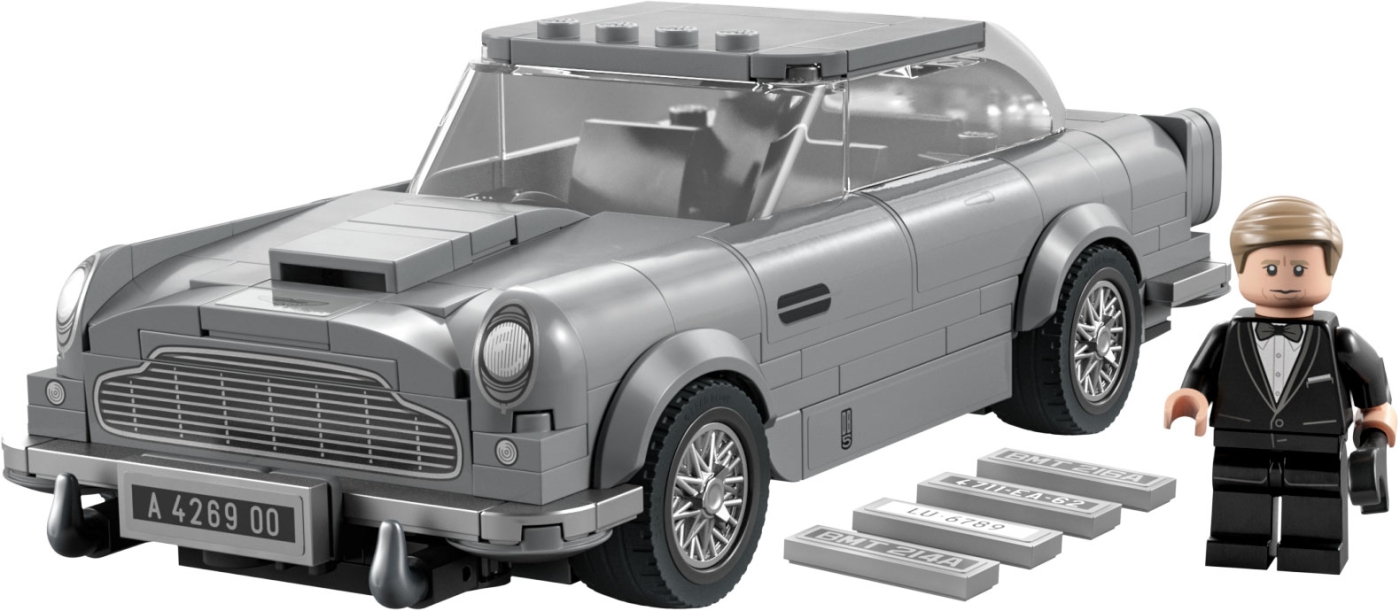 LEGO Reveals a James Bond 1964 Aston Martin DB5 Car Set - New