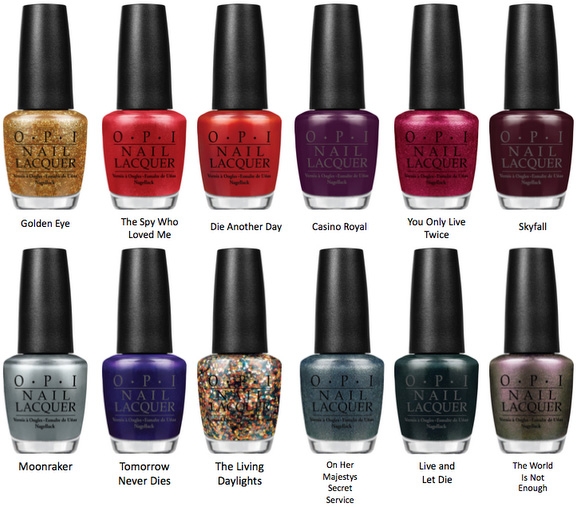 opi nail polish collections