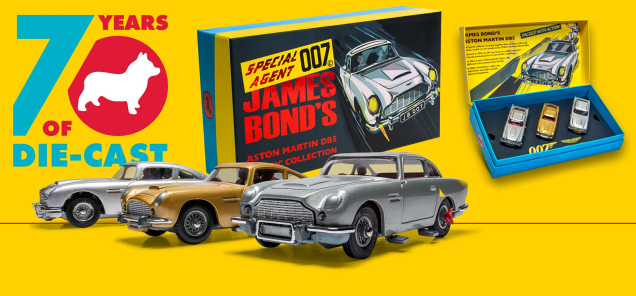 Corgi 70 Year Aston Martin DB5 set
