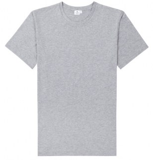 Sunspel Riviera Crew Neck T-Shirt Grey Melange | Bond Lifestyle