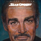Sean Connery limited edition prints by Barbara Carrera